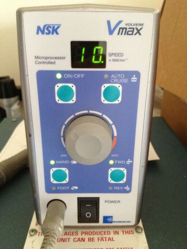 NSK VOLVERE VMAX DENTAL MOTOR MICROPROCESSOR CONTROLLED Made in Japan Jeweler