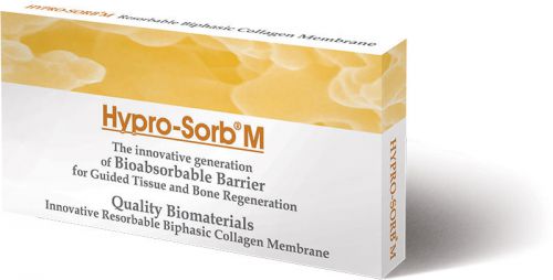 Collagen membrane hypro-sorb m - 32 x 42 mm dental implant bone graft ce dentist for sale