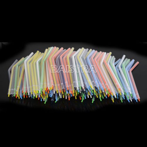 200PCS Dental Disposable Spray Nozzles Tips For 3-Way Air Water Syringe Colorful
