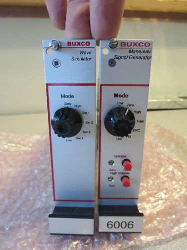 BUXCO Max II, Model 2270 Wave Simulator &amp; Maneuver Signal Generator 6006 NOS