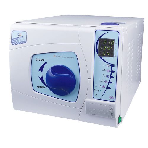 Dental kit autoclave sterilizer set vacuum pressure steam 12 l with data printer for sale