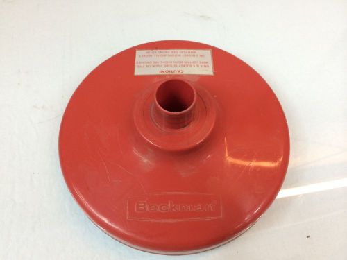 Beckman 6&#034; centrifuge lid red for sale