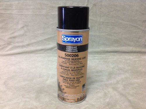 Sprayon s00206 all-purpose silicone lubricant (lot of 12) for sale