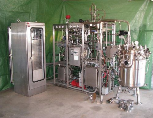 Abec 150 liter fermenter bioreactor with allen bradley plc control for sale