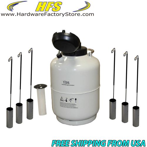 10 l cryogenic container liquid nitrogen ln2 tank w/ carry bag dewar tank /semen for sale