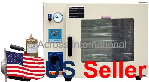 Ai 1.9 cu ft 16x14x14&#034; vacuum degassing chamber drying oven w/ 2.5 cfm pump for sale