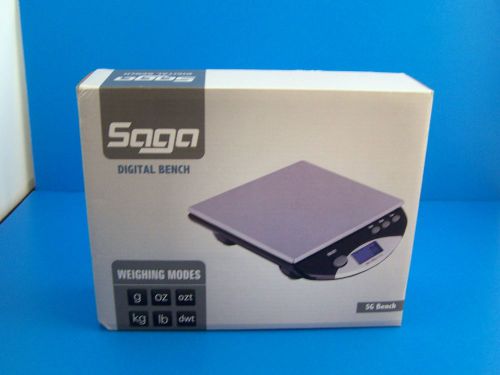 Saga 2000 x 0.1 g Digital Gram Scales Bench Kitchen Postal Pennyweight Scale