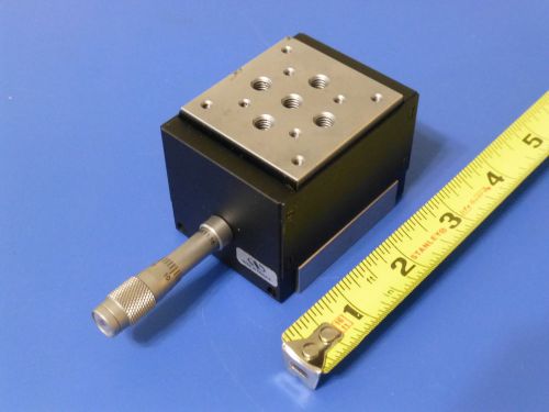 Newport m-mvn50 vertical translation stage / lab jack w/ bm11.16 micrometer for sale