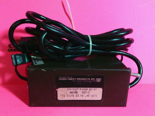 USED ULTRA-VIOLET PRODUCTS SCT1 PEN RAY POWER SUPPLY 115V 60HZ .48 AMPS