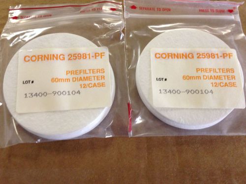 Corning Prefilters 25981-PF 24 Circles 60mm new