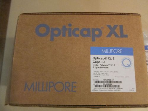 Millipore kgw3a05hh1 opticap® xl5 polysep® ii filter; 1.0/0.2 µm 9/16 in. hb/hb for sale