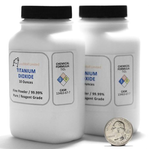 Titanium Dioxide / Fine Powder / 20 Ounces / 99.99% Pure / SHIPS FAST FROM USA