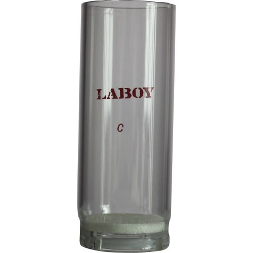 glass extraction thimble fits small size extractor 25*85mm in O.D.xHeight