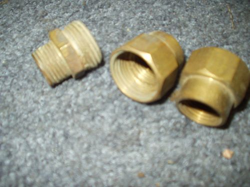 Brass hose bib to female 1/2&#034; npt fittings collection for sale