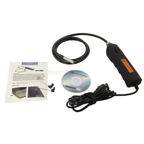 HD720P 2Mega Pixels USB Endoscope Borescope Inspection Snake Waterproof Camera