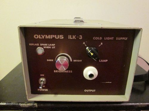 Olympus ILK-3 Cold Light Supply Light Source