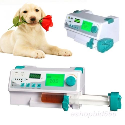 2015 Veterinary vet Injection Infusion Syringe Pump W Alarm KVO+Drug library CE