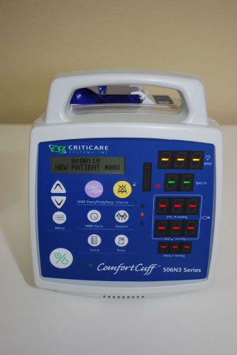 Criticare 506DNP3 Blood Pressure SPO2 Monitor w Printer