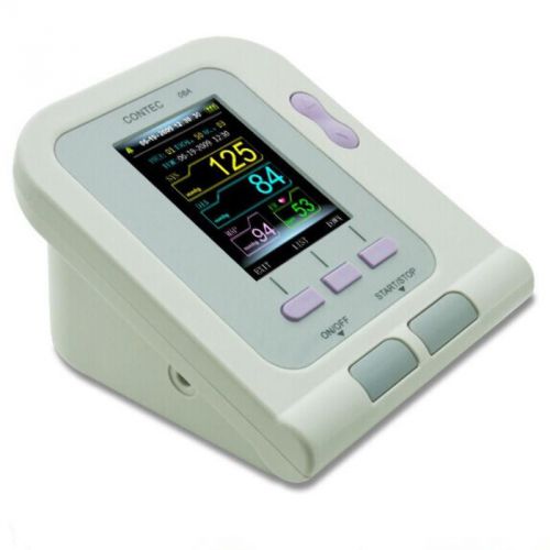 Contec08A Digital Blood Pressure Monitor SpO2 Probe Oximeter Pulse Ox Rate Meter