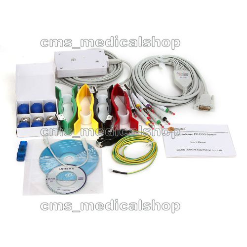 12-lead Resting PC-ECG/EKG Workstation System,Free PC softwear,CONTEC8000
