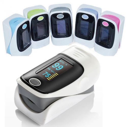 Brand New CE 5 Colors OLED Fingertip Pulse Oximeter - Spo2 PR Monitor