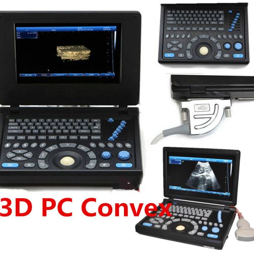 10.4 inch monitor pc 3d ultrasound scanner machine + high convex probe ce a++ for sale