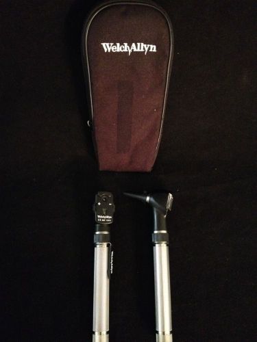 WELCH ALLYN Otoscope Ophthalmoscope Pocketscope Diagnostic Set In Case