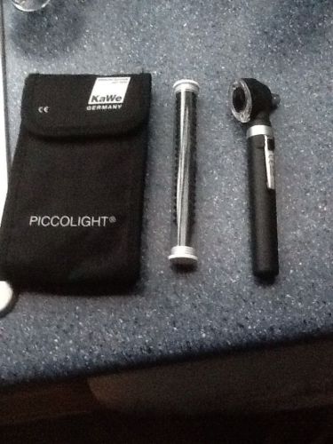 Kawe piccolight black opthalmoscope and otoscope combo