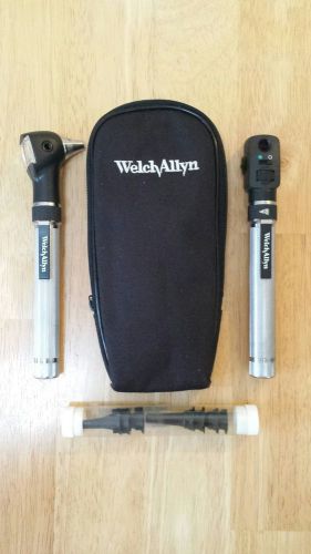 WELCH ALLYN Otoscope &amp; Ophthalmoscope Pocketscope Diagnostic Set w/Case 92821