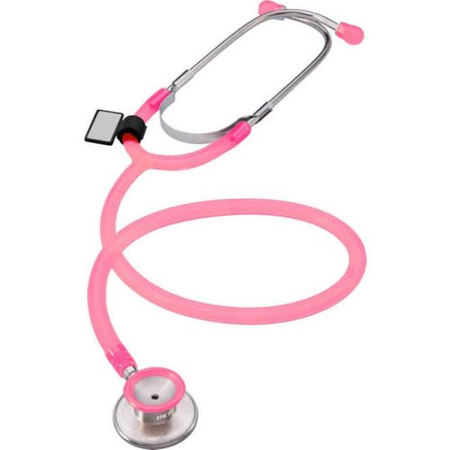 NEW - MDF® Dual Head Lightweight Stethoscope - Translucent Red - FREE Shipping