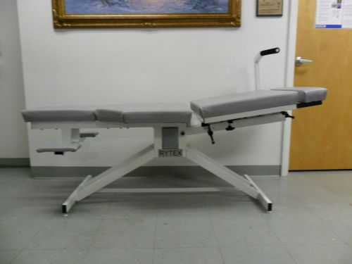 CHIROPRACTIC MANUAL FLEXION TABLE, NEW, DIRECT FROM MFG. RYTEX IND. INC.