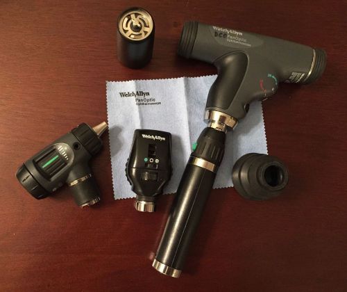 97800- Welch Allyn 3.5 V LED PanOptic Ophthalmoscope/Otoscope + Li-Ion Handle
