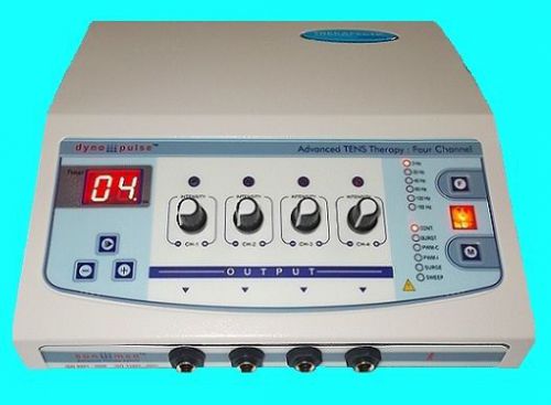Pulse massager therapy, 4 ch electrotherapy dyno pulse pain rest therapy e1 for sale
