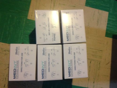 250 Count - 20ML Sterile Syringes - Luer Lok - No NEEDLES included