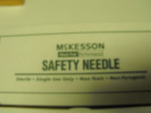 MCKESSON SAFETY NEEDLES 2 BOXES QUANTITY 200 NEW 25G X 5/8 REF 102-N2558S
