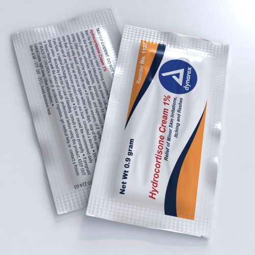 Dynarex Hydrocortisone Cream - 0.9 g foil packet 12/144/Cs