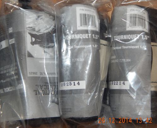 3x newest 2014 black sof-t nh tourniquet in plastic free shipping - ifak usmc for sale