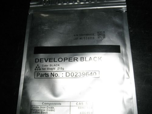 Genuine Ricoh Developer D0239640 BLACK MP C2800 C3300 C4000 C5000 *FREE SHIP
