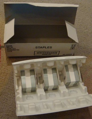 Genuine Konica Minolta 3 Staples in Box MS-5? 4448-121 PCUA950764 14YB