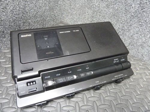 FOR PARTS OR REPAIR SHIPS FREE! SANYO TRC-8080 DESKTOP CASSETTE VOICE RECORDER