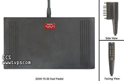 SONY FS-35 FS35 Foot Pedal for Older SONY Transcribers