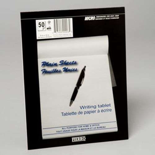 STENO PAD 8X10 INCH GLUED 50 CT PLAIN, Case of 48