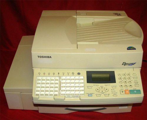 Toshiba dp125f high end 2 phone line fax machine internet fascimile for sale