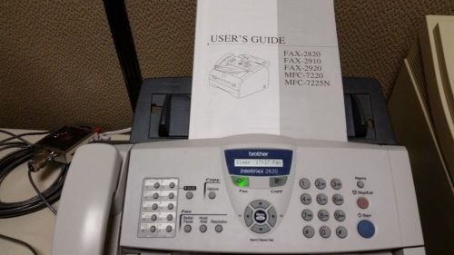 Brother Inteli 2820 Fax Machine with 2 Cartridges &amp; Drum