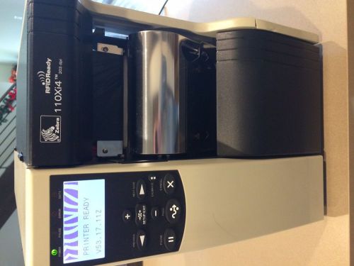 Zebra R110Xi4 Label Thermal Printer w/ rewind spindle