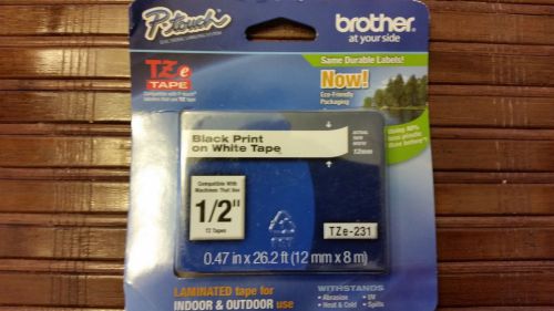 Brother P-Touch TZe Standard Label Tape Cartridge - BRTTZE231