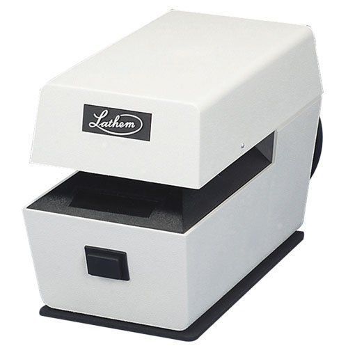 Lathem heavy-duty time/date electric stamp - card punch/stamp (ltt) for sale