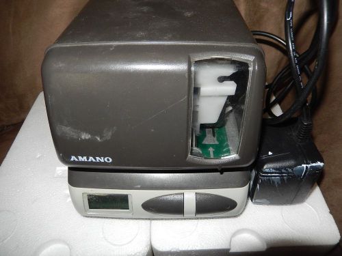 Amano Pix-15 Time Clock, Excellent Working Condition, Keys Included (TWO)