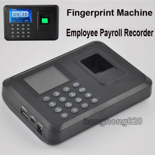 A6 tft fingerprint machine attendance time clocks employee payroll recorder edu for sale