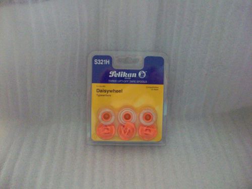 (3) Pelikan Lift Off Tape Spools for Daisywheel Typewriters S31H  - Brand New